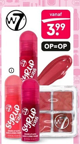 W7 Syrup Kiss en Blur it Blush