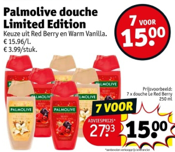 Palmolive douche Limited Edition