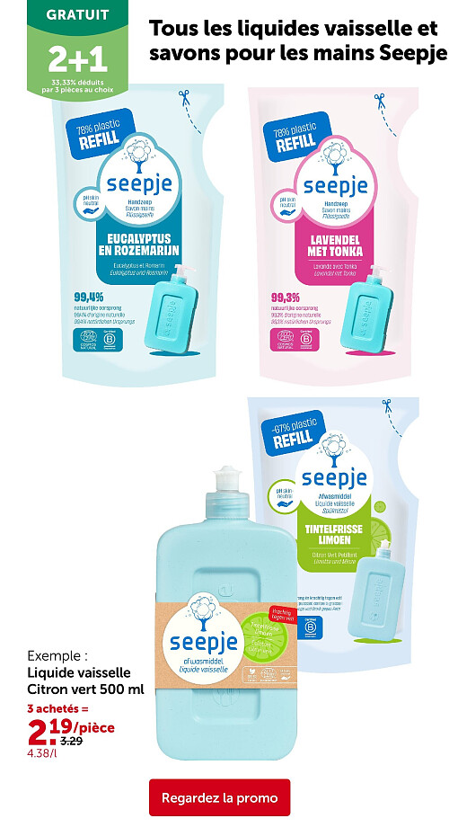 Liquide vaisselle Citron vert 500 ml