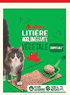Litière végétale agglomérante Auchan