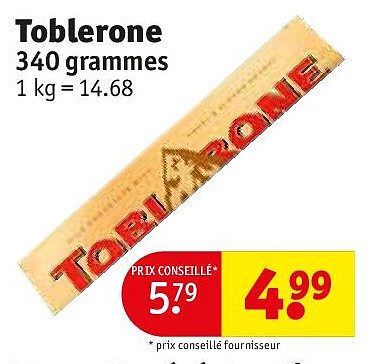 Toblerone 340 grammes