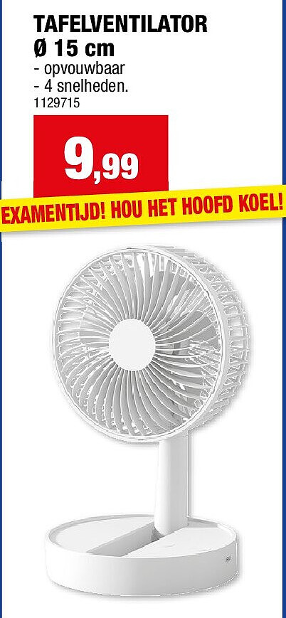 TAFELVENTILATOR Ø 15 cm