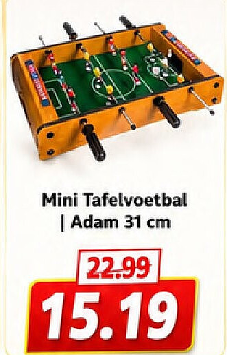 Mini Tafelvoetbal | Adam 31 cm