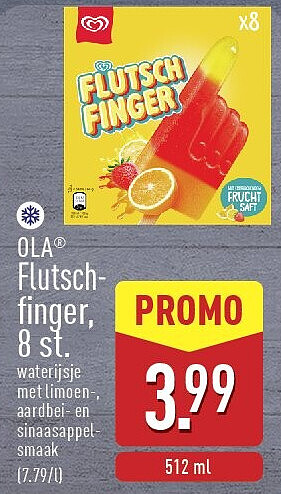 Flutsch finger, 8st.