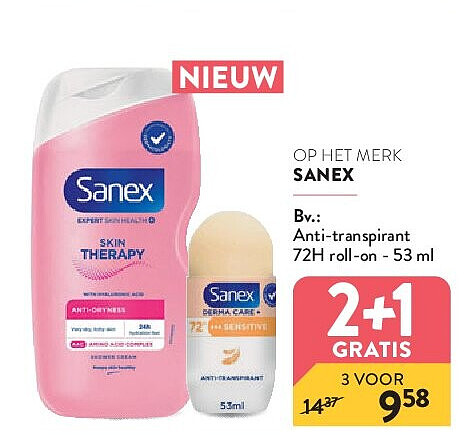 OP HET MERK SANEX