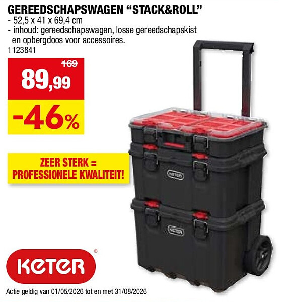 GEREEDSCHAPSWAGEN “STACK&ROLL”