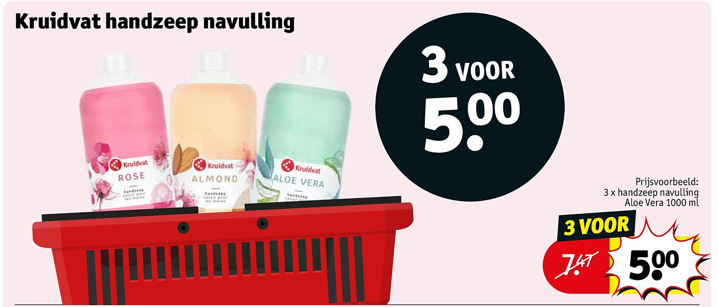 Kruidvat handzeep navulling