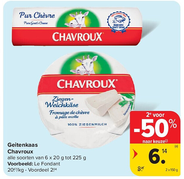 Geitenkaas Chavroux