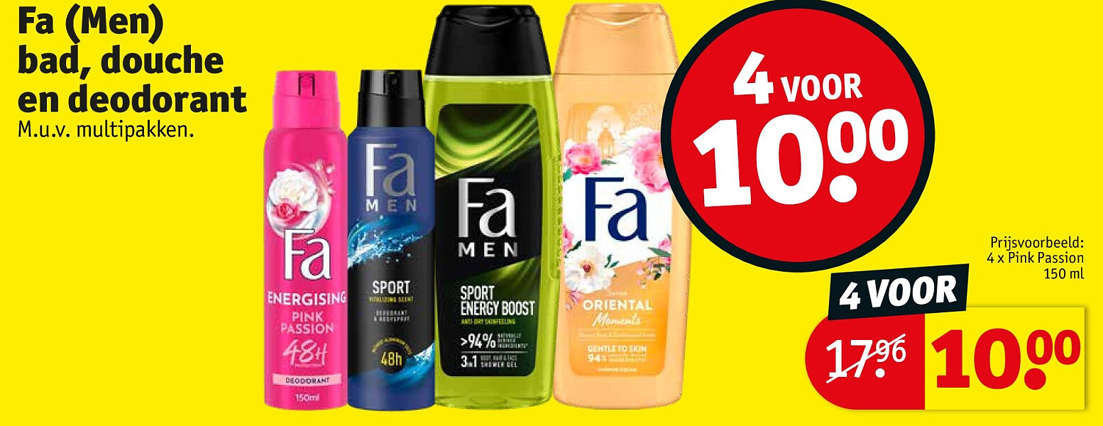 Fa (Men) bad, douche en deodorant