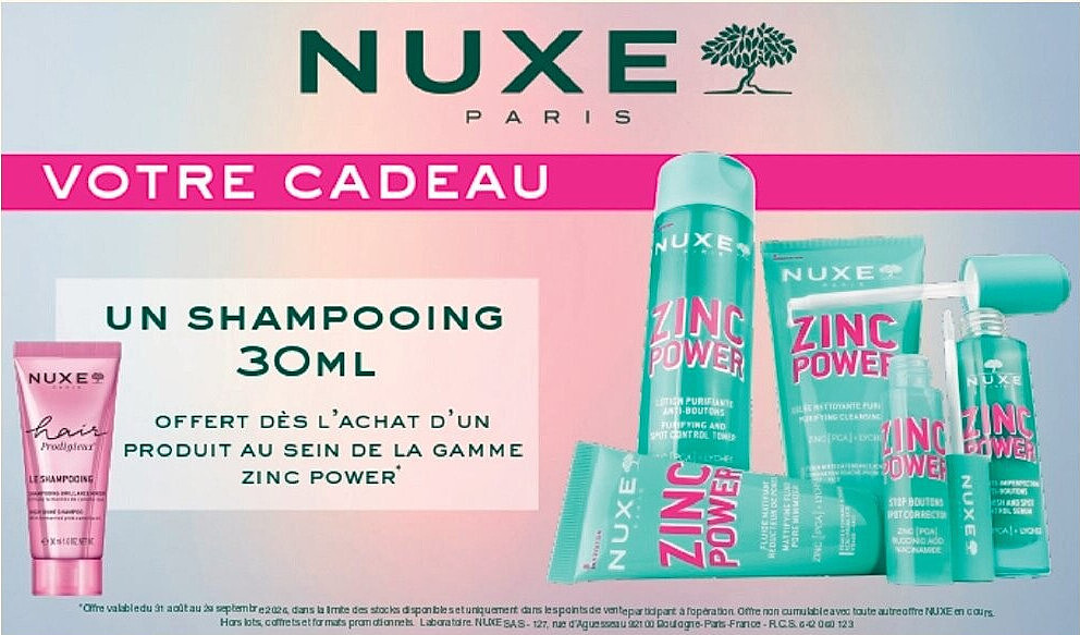 Gamme Nuxe Zinc Power
