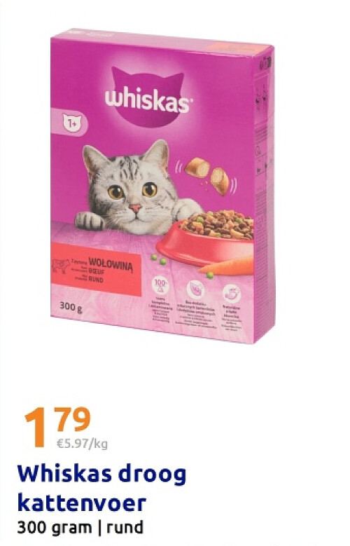 Whiskas droog kattenvoer