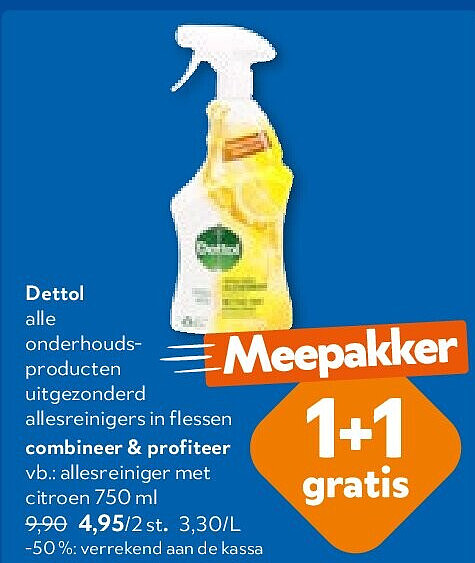 Dettol allesreiniger met citroen 750 ml