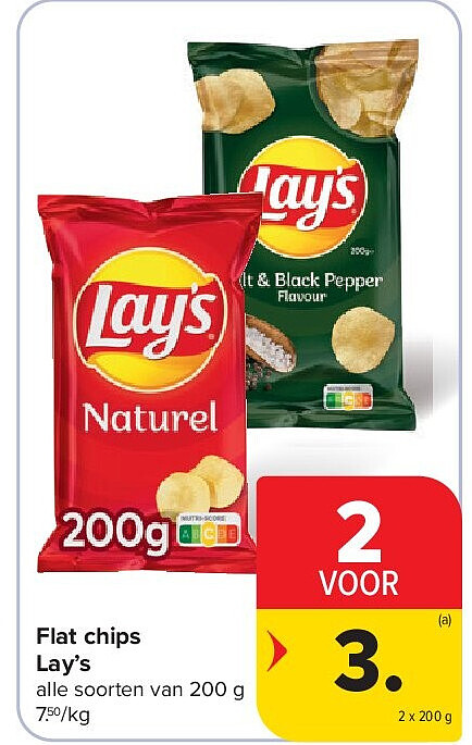 Flat chips Lay’s
