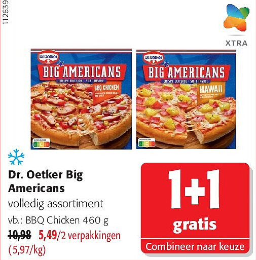 Dr. Oetker Big Americans BBQ Chicken 460 g