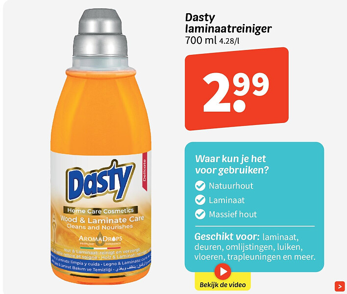 Dasty laminaatreiniger