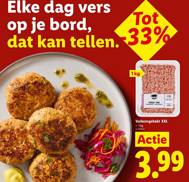 Varkensgehakt XXL