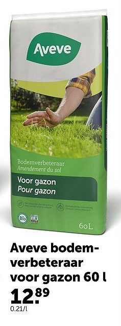 Aveve bodemverbeteraar voor gazon 60 1