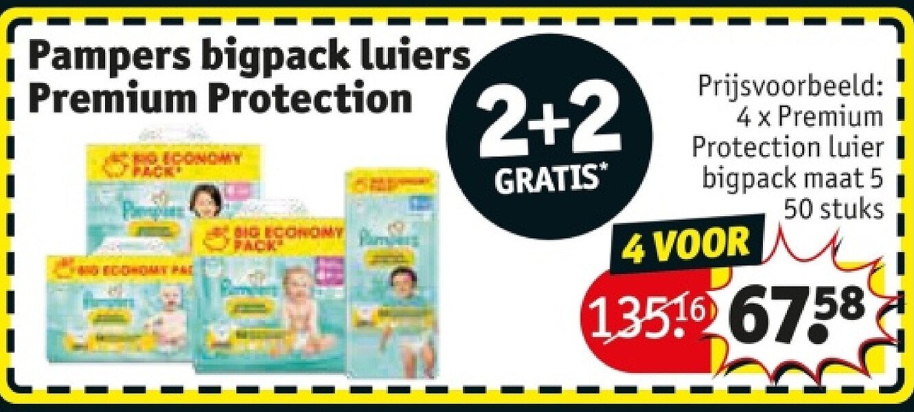 Pampers bigpack luiers Premium Protection