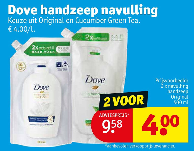 Dove handzeep navulling