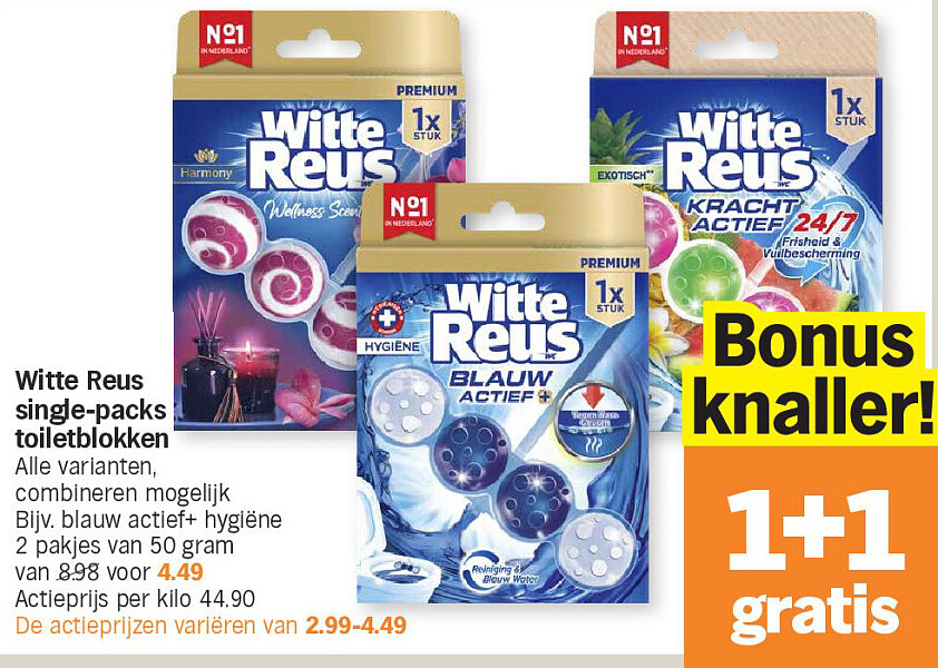 Witte Reus single-packs toiletblokken
