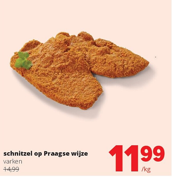 schnitzel op Praagse wijze