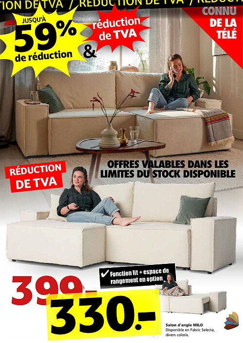 Salon d’angle MILO