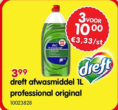 dreft afwasmiddel 1L professional original
