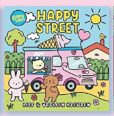 Sunny Vibes kleurboek Happy Street