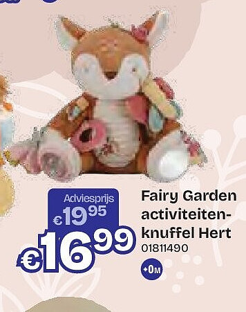 Fairy Garden activiteitenknuffel Hert