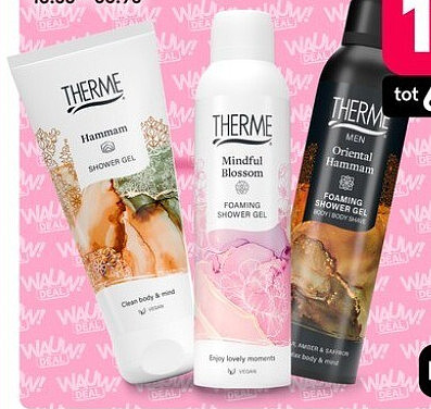 Therme bad, douche, hand en body