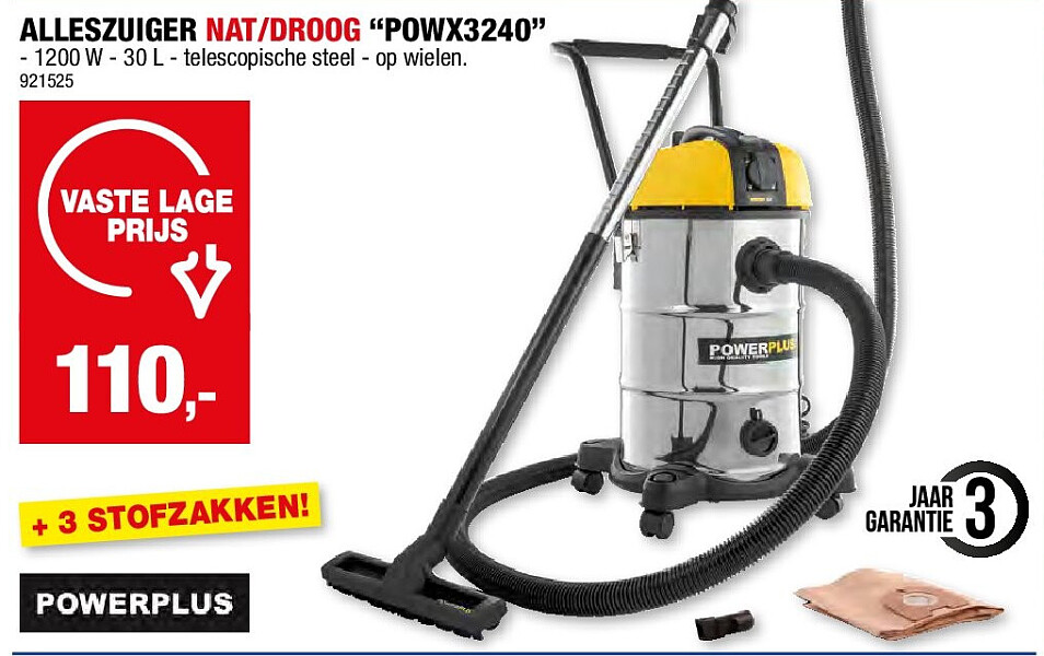 ALLESZUIGER NAT/DROOG “POWX3240”