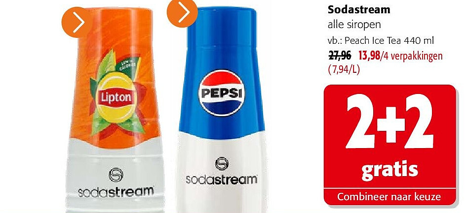 Sodastream alle siropen