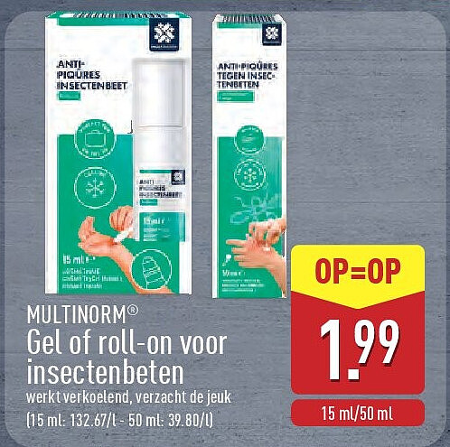 Gel of roll-on voor insectenbeten