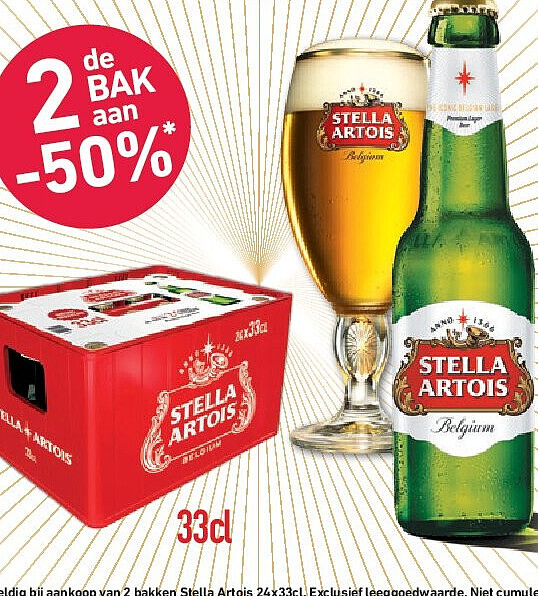 Stella Artois 24 x 33 cl bak