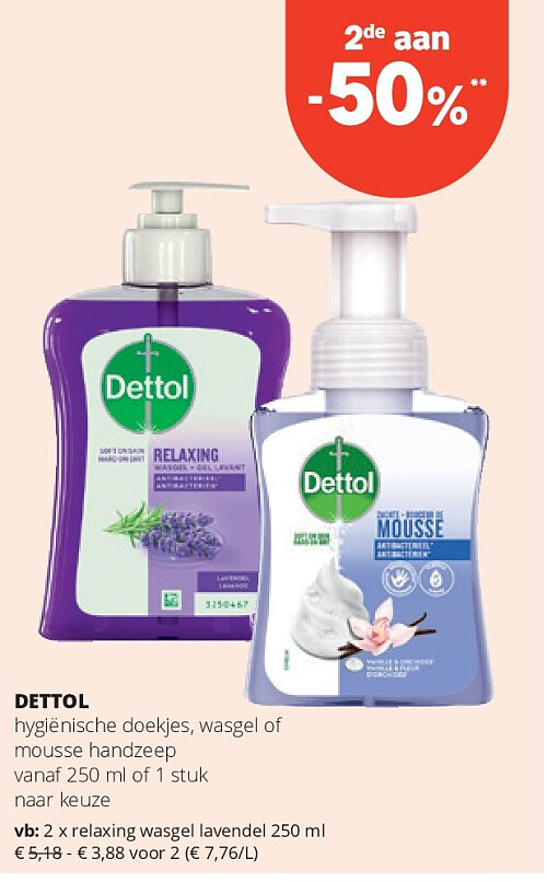 DETTOL relaxing wasgel lavendel 250 ml