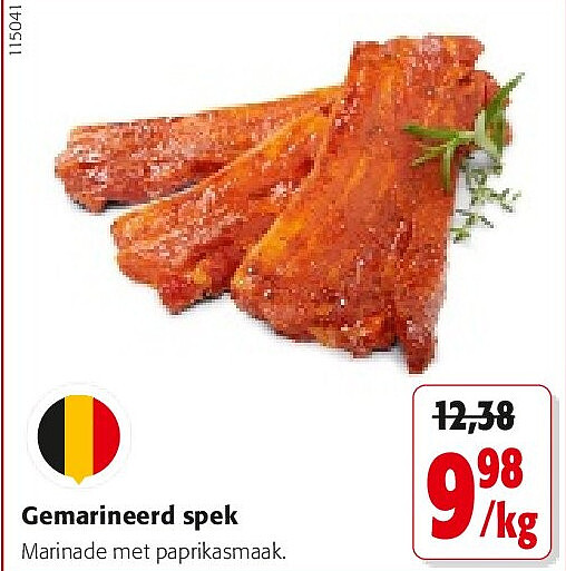 Gemarineerd spek