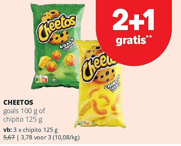 CHEETOS goals 100 g