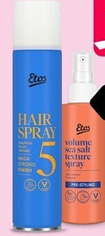 Etos shampoo, conditioner en styling
