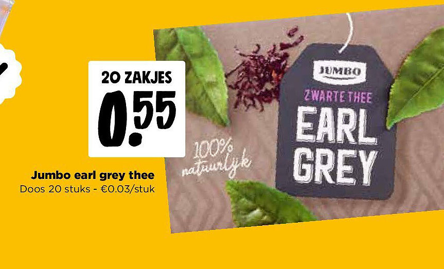 Jumbo earl grey thee