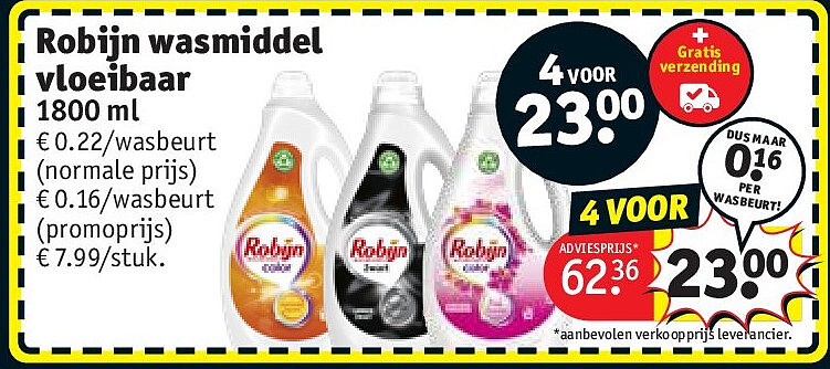 Robijn wasmiddel vloeibaar