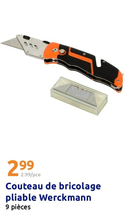 Couteau de bricolage pliable Werckmann