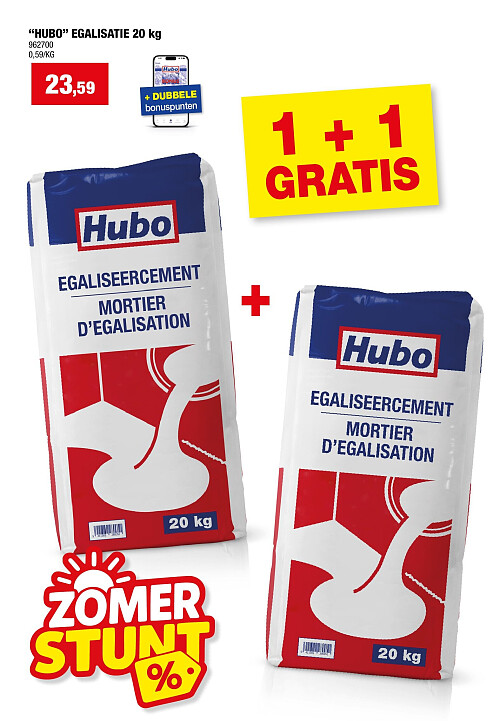 “HUBO” EGALISATIE 20 kg