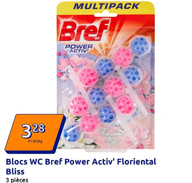 Blocs WC Bref Power Activ' Floriental Bliss