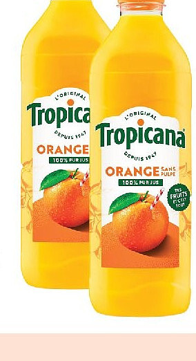 Jus d’orange sans pulpe Tropicana