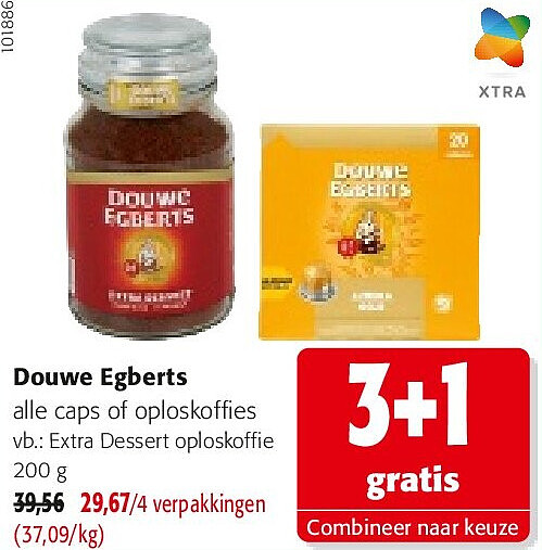 Douwe Egberts Extra Dessert oploskoffie 200 g