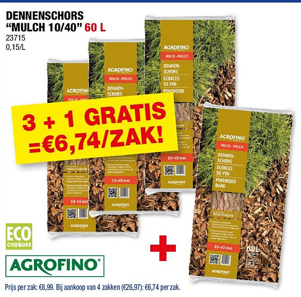 DENNENSCHORS “MULCH 10/40” 60 L