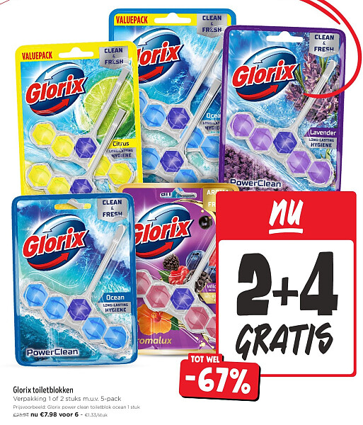 Glorix toiletblokken