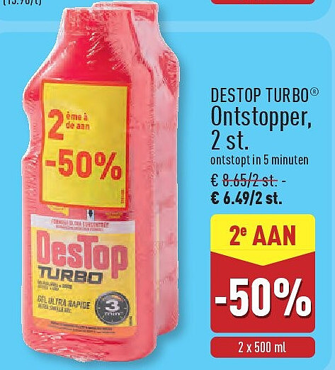 Ontstopper, 2st.