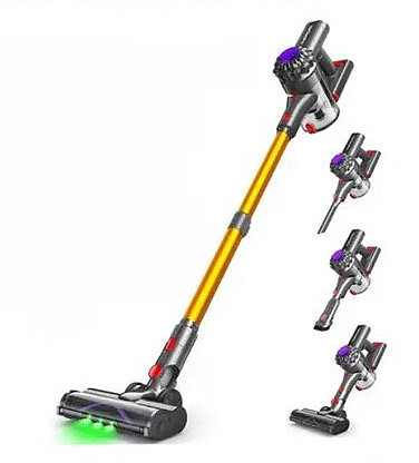 VAC TechPro Steelstofzuiger Draadloos - 35000Pa - 35 Minuten - 6 in 1