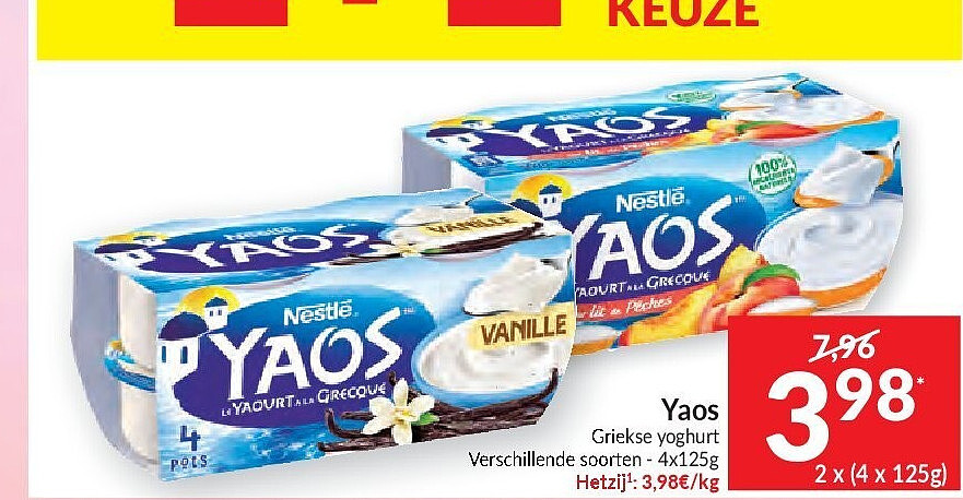Yaos Griekse yoghurt